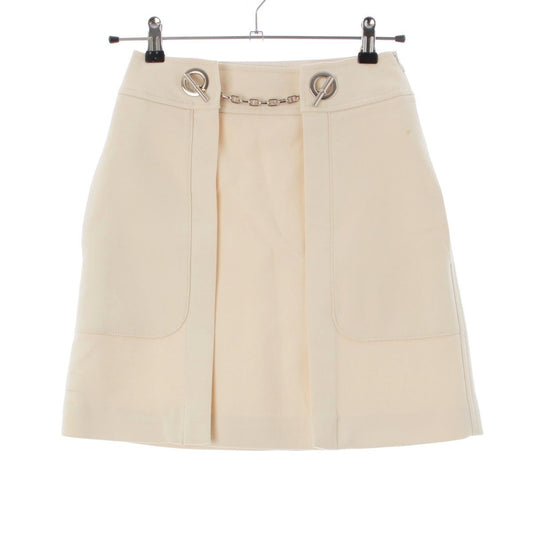 Hermes Chaine D'ancre Skirt White 34