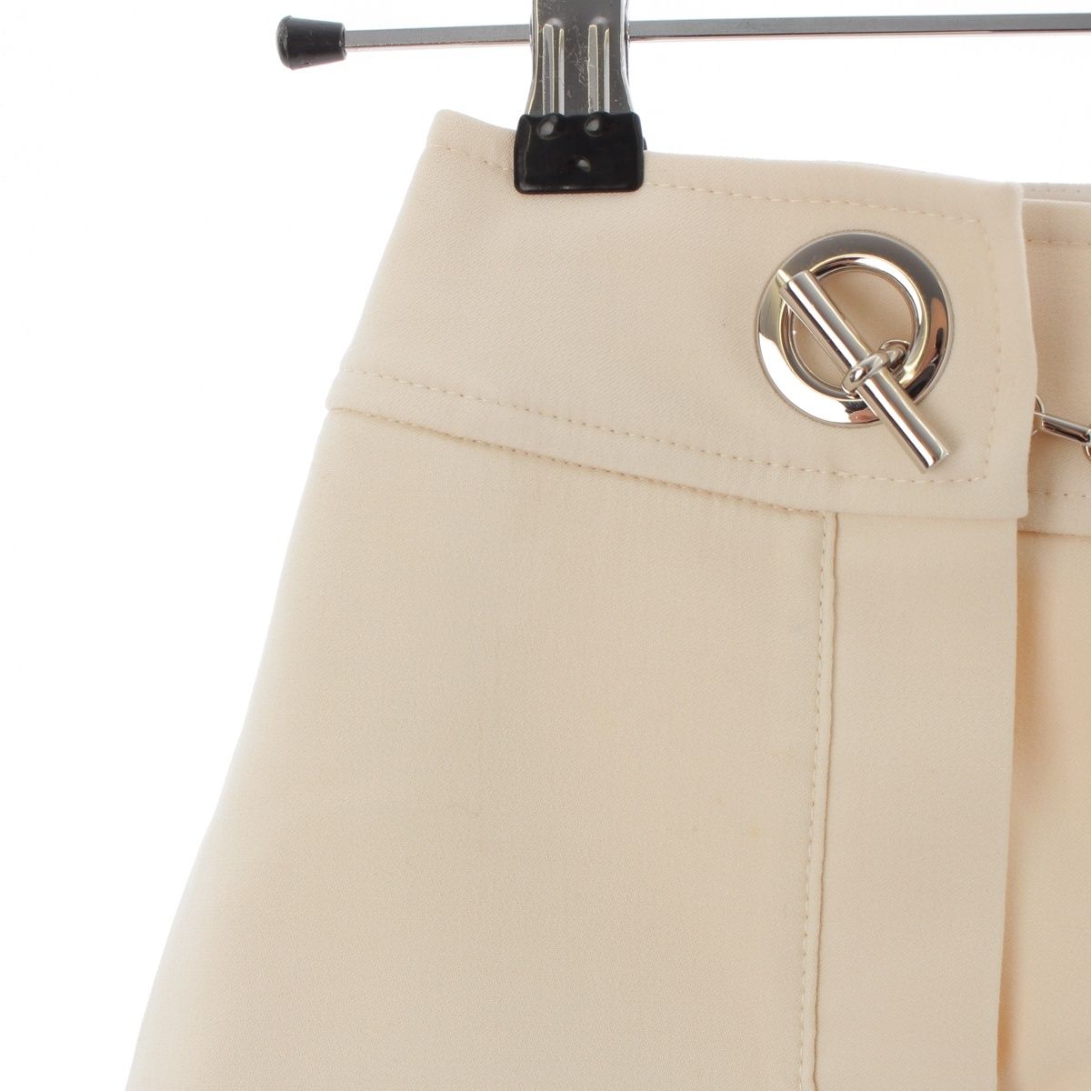 Hermes Chaine D'ancre Skirt White 34 — view 3