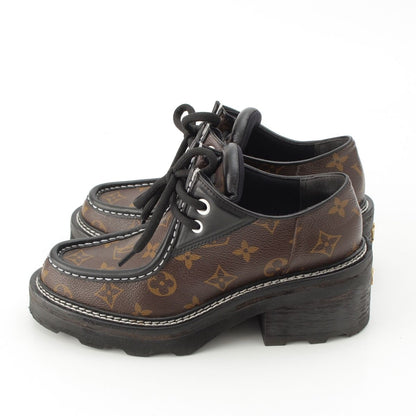 Louis Vuitton LV Boble Monogram Derby Tyrolean Shoes Brown — view 3