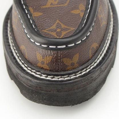 Louis Vuitton LV Boble Monogram Derby Tyrolean Shoes Brown — view 8