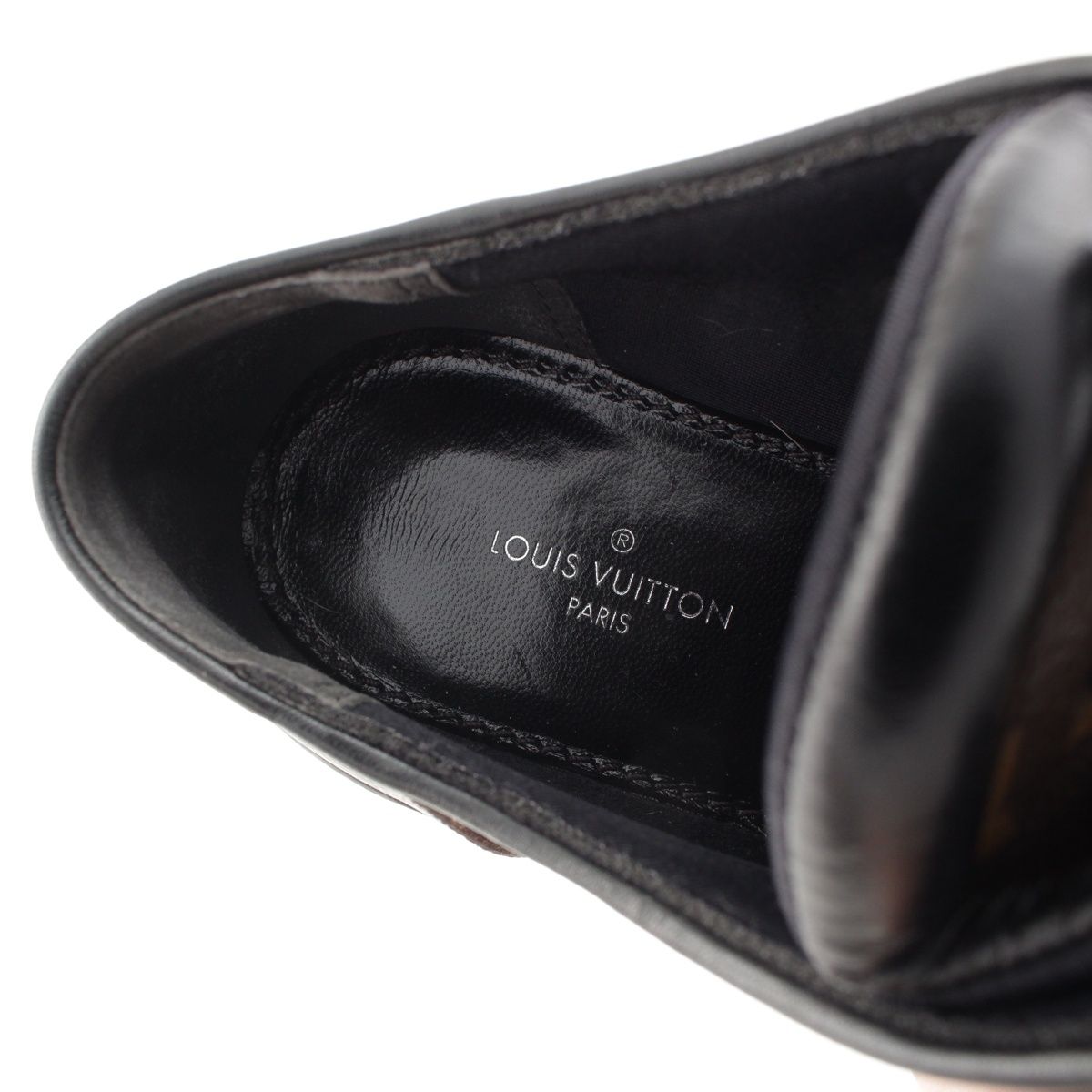 Louis Vuitton LV Boble Monogram Derby Tyrolean Shoes Brown — view 7