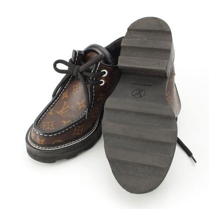 Louis Vuitton LV Boble Monogram Derby Tyrolean Shoes Brown — view 5