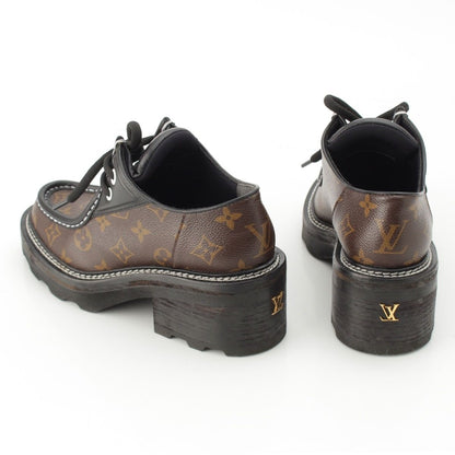 Louis Vuitton LV Boble Monogram Derby Tyrolean Shoes Brown — view 4