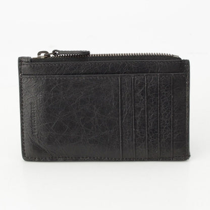 Balenciaga le City Long Leather Coin Case Wallet Black — view 2