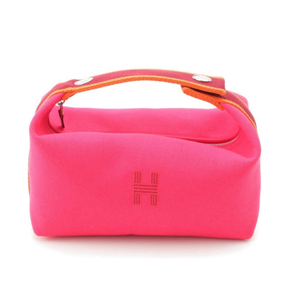 Hermes Brid-a-brac Toile Pouch Hibiscus PM