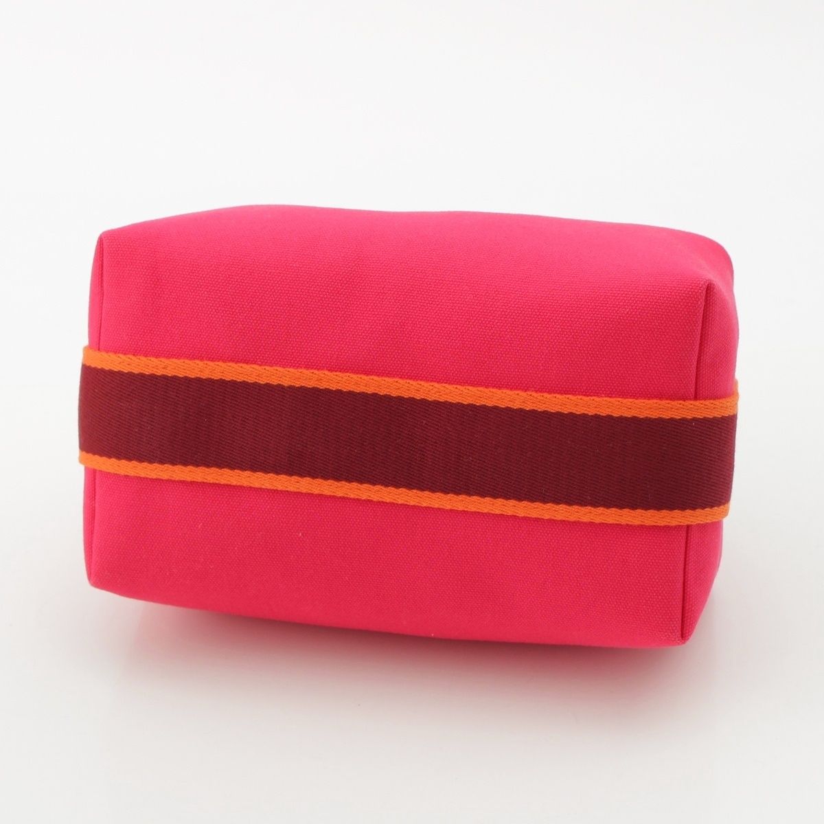 Hermes Brid-a-brac Toile Pouch Hibiscus PM — view 5