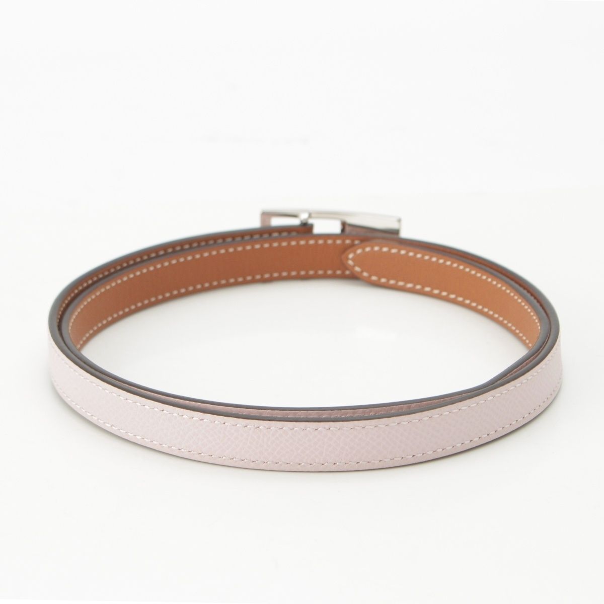 Hermes Epsom Swift Belt Mauvepere Gold 75 — view 2