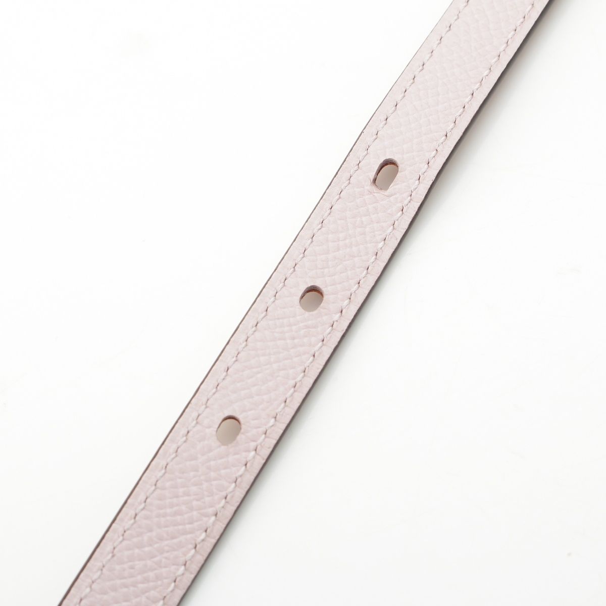 Hermes Epsom Swift Belt Mauvepere Gold 75 — view 4