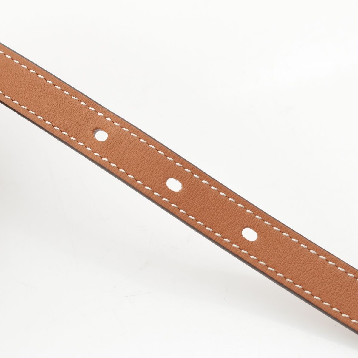 Hermes Epsom Swift Belt Mauvepere Gold 75 — view 8