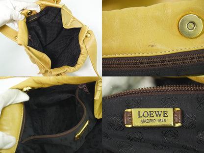 Loewe Anagram Tote Leather Beige — view 9