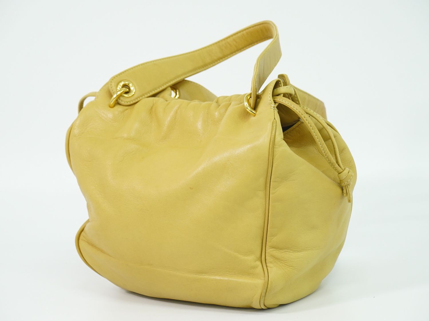 Loewe Anagram Tote Leather Beige — view 2