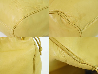 Loewe Anagram Tote Leather Beige — view 8