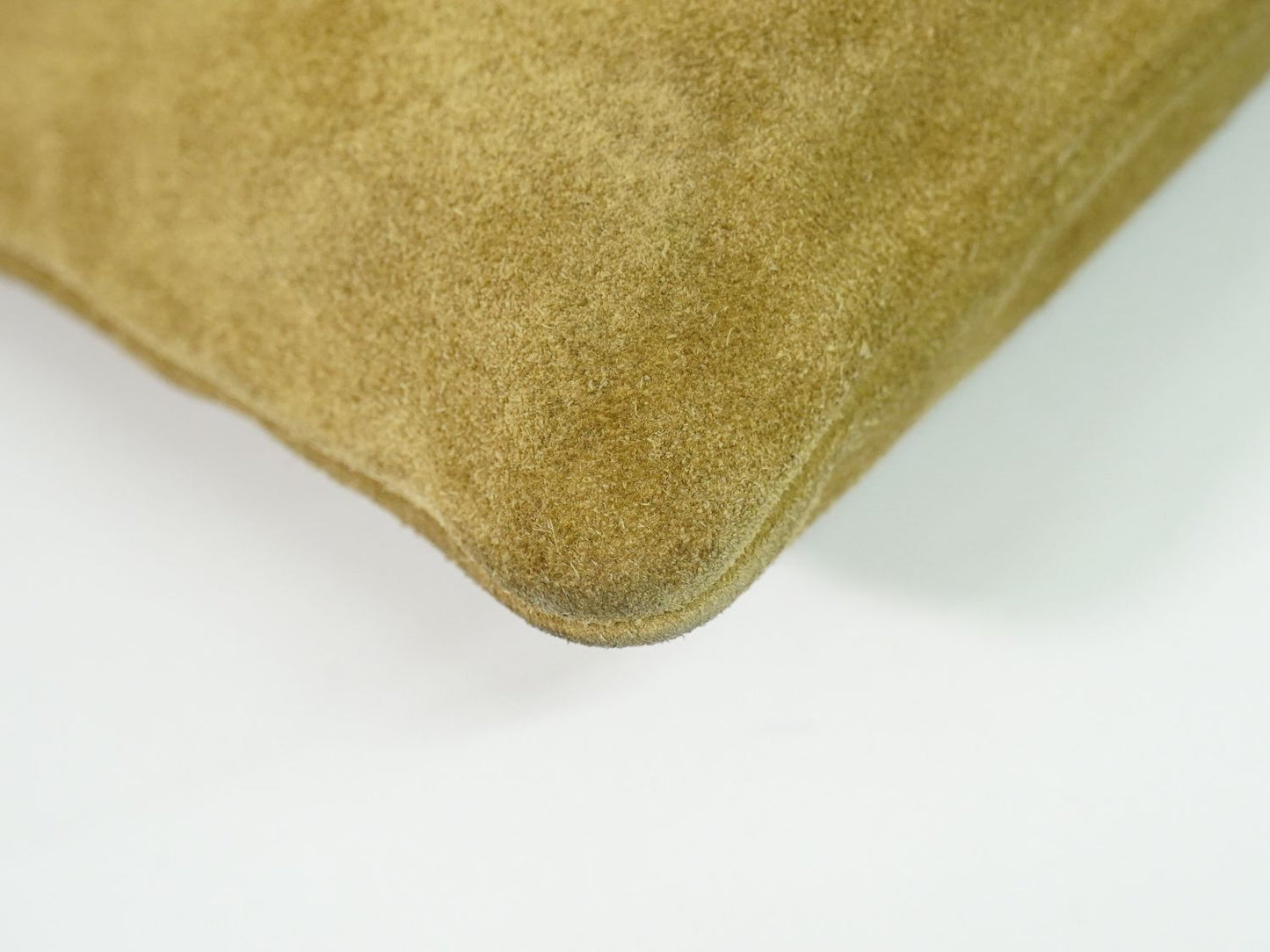 Loewe Anagram Shoulder Bag Pochette Suede Leather Brown — view 7
