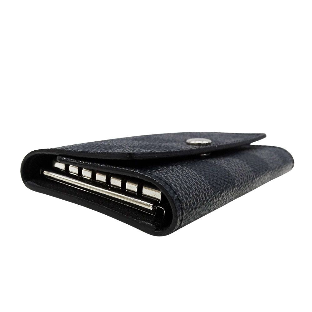 Louis Vuitton Key Case Damier Graphite Canvas Multicles 6 Black 6 Small Compact — view 3