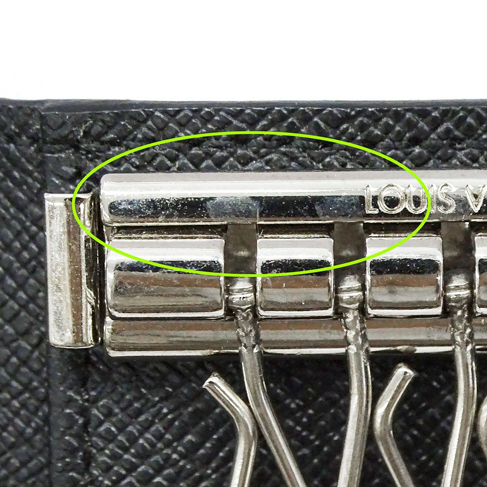 Louis Vuitton Key Case Damier Graphite Canvas Multicles 6 Black 6 Small Compact — view 8