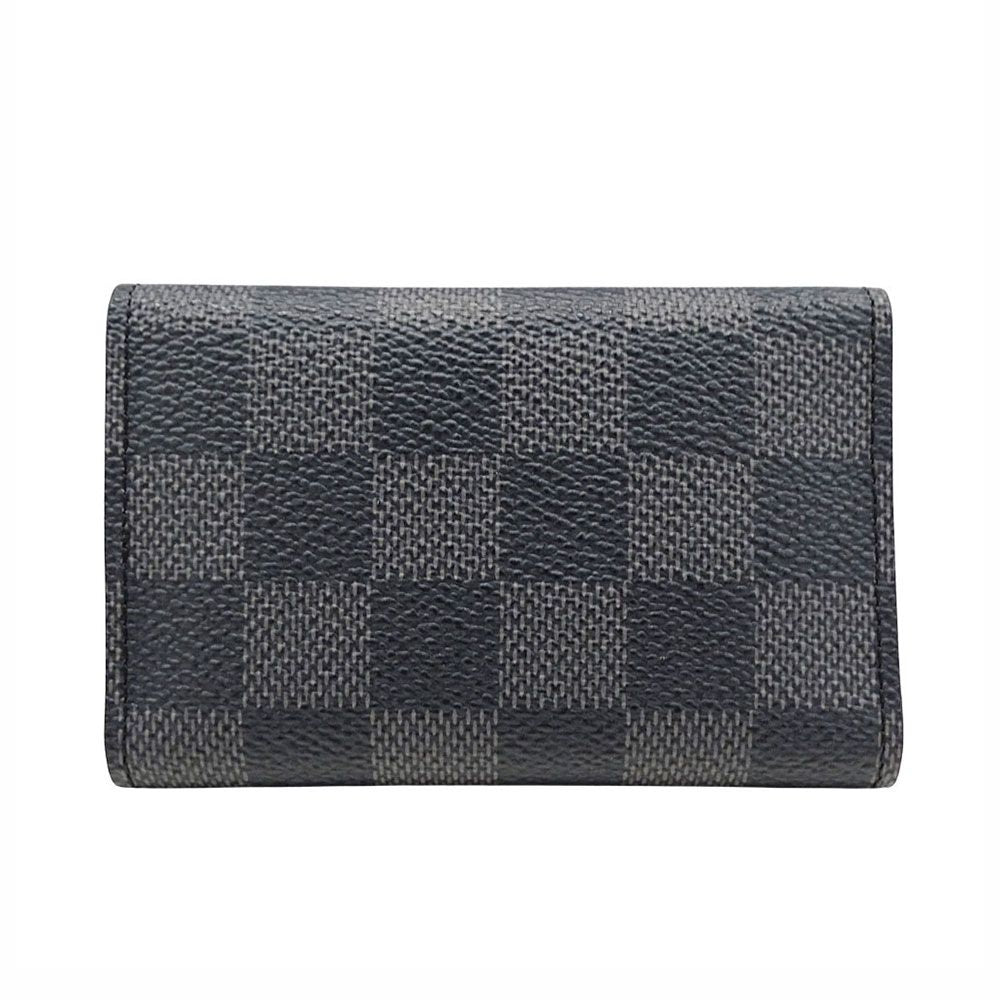 Louis Vuitton Key Case Damier Graphite Canvas Multicles 6 Black 6 Small Compact — view 2