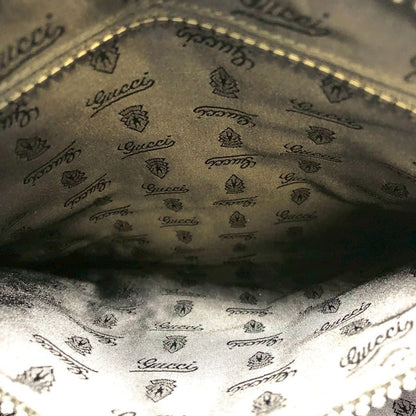Gucci Cles Shoulder Bag Enamel Patent Leather Black — view 9
