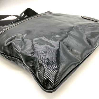 Gucci Cles Shoulder Bag Enamel Patent Leather Black — view 5