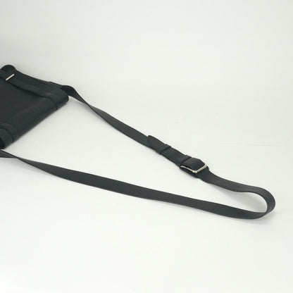 Hermes Steve Caporal 27 Shoulder Bag Taurillon Clemence Noir Black Silver — view 4