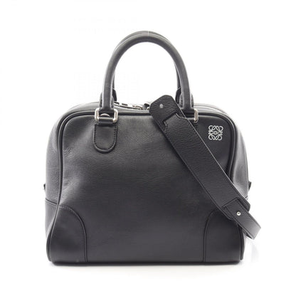 Loewe Handbag Amazona 75 2-Way Black Leather