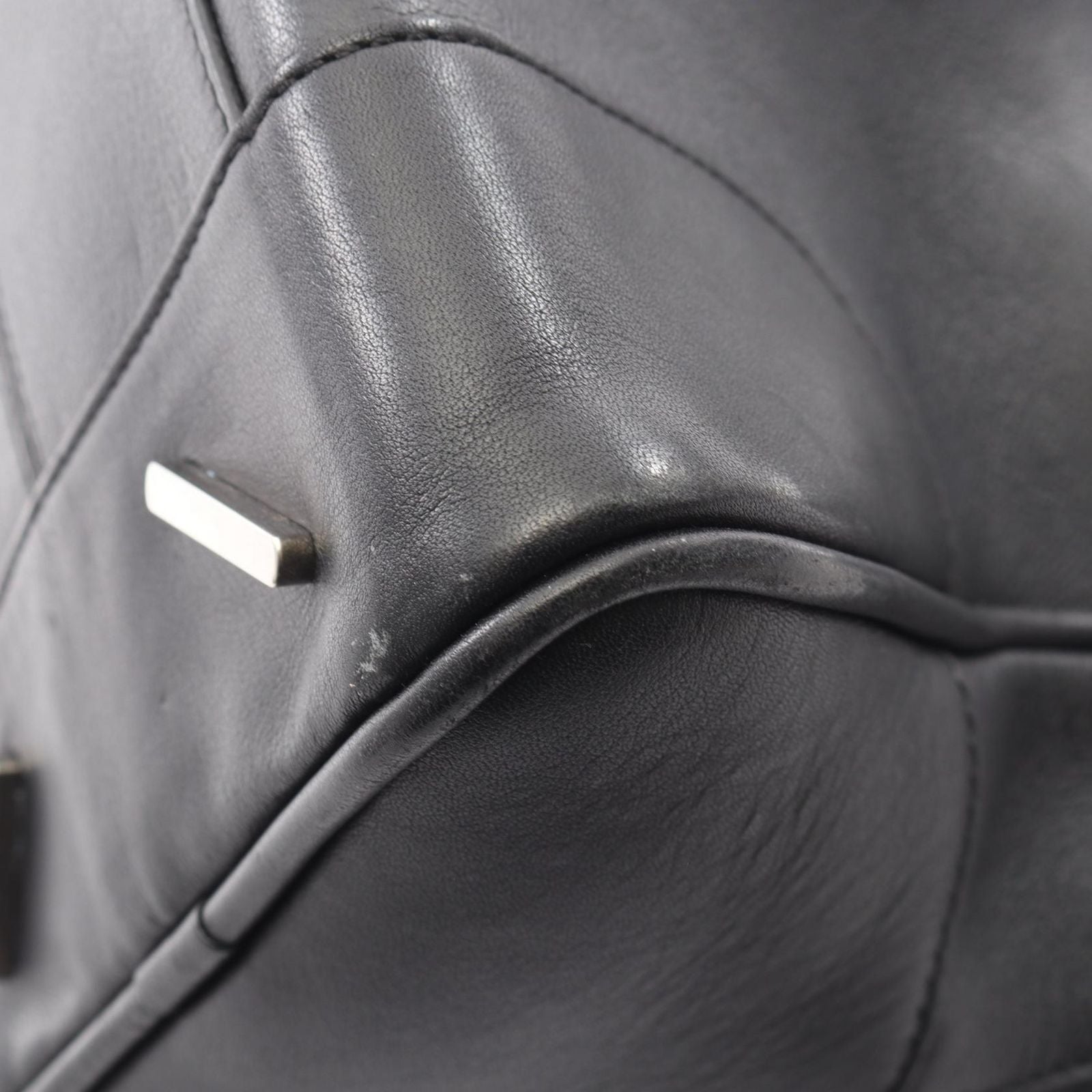 Loewe Handbag Amazona 75 2-Way Black Leather — view 6