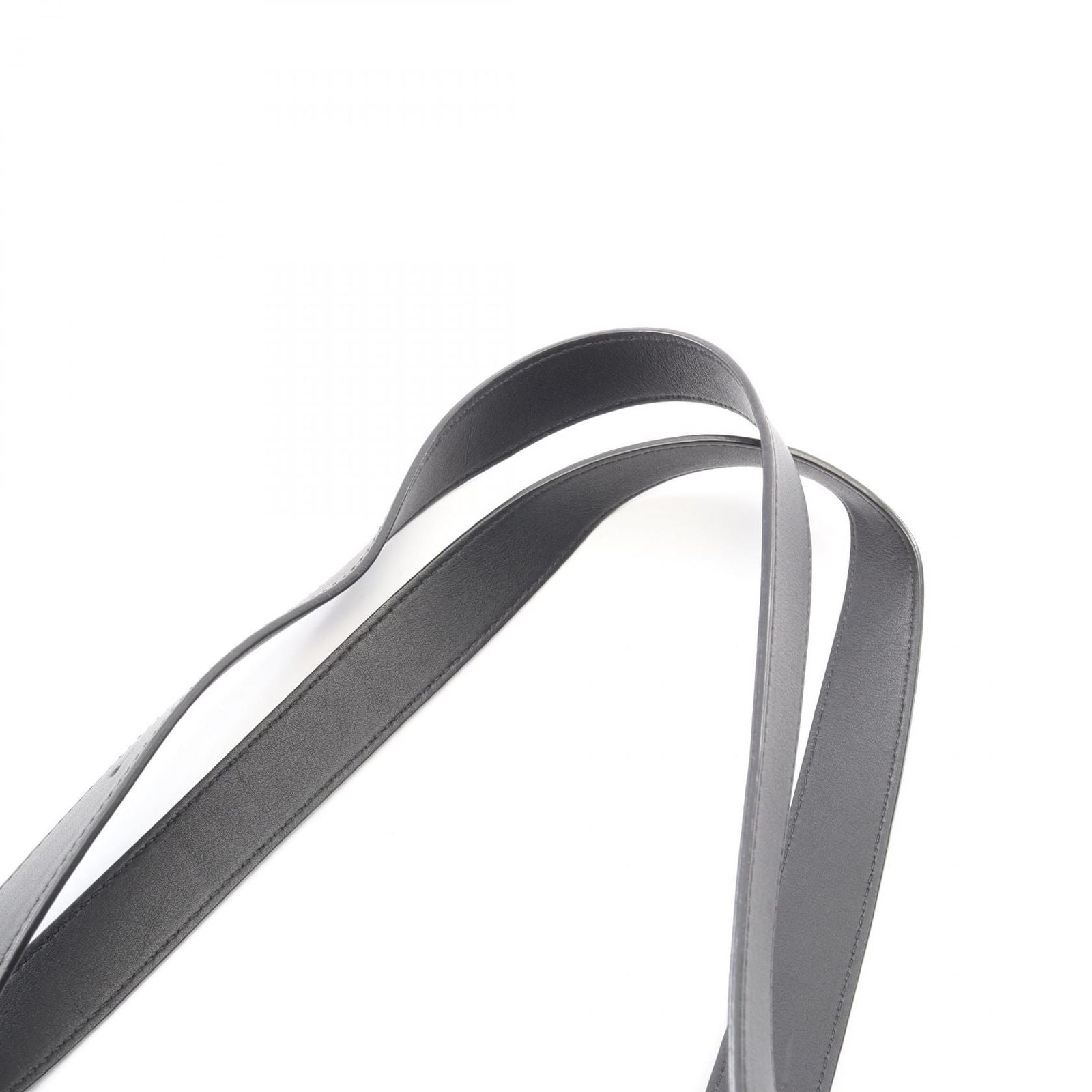 Loewe Tote Buckle Horizontal Anagram Black Canvas Leather — view 9