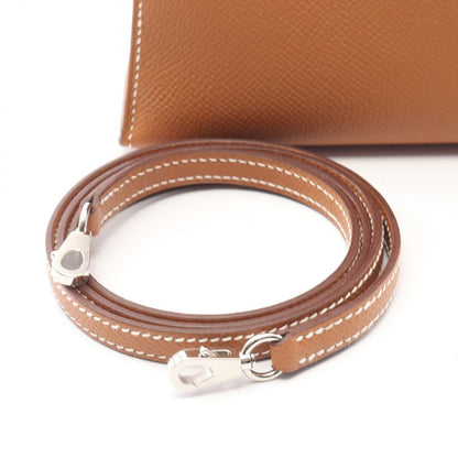 Hermes Handbag Mini Kelly 2 Gold Sellier 2-Way Leather — view 5