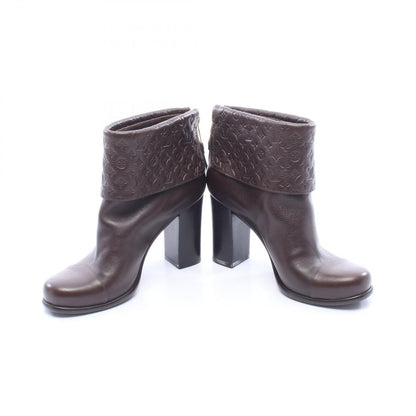 Louis Vuitton Boots Monogram Ankle Leather Short — view 3