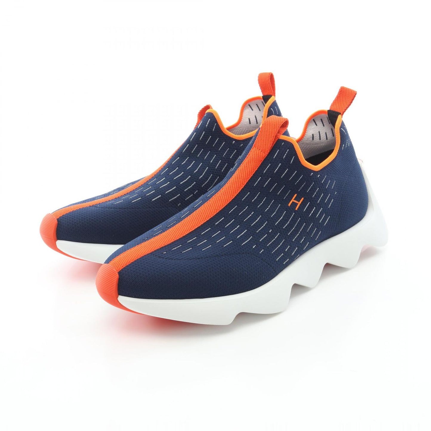 Hermes Slip on Eclair Fabric Sneakers