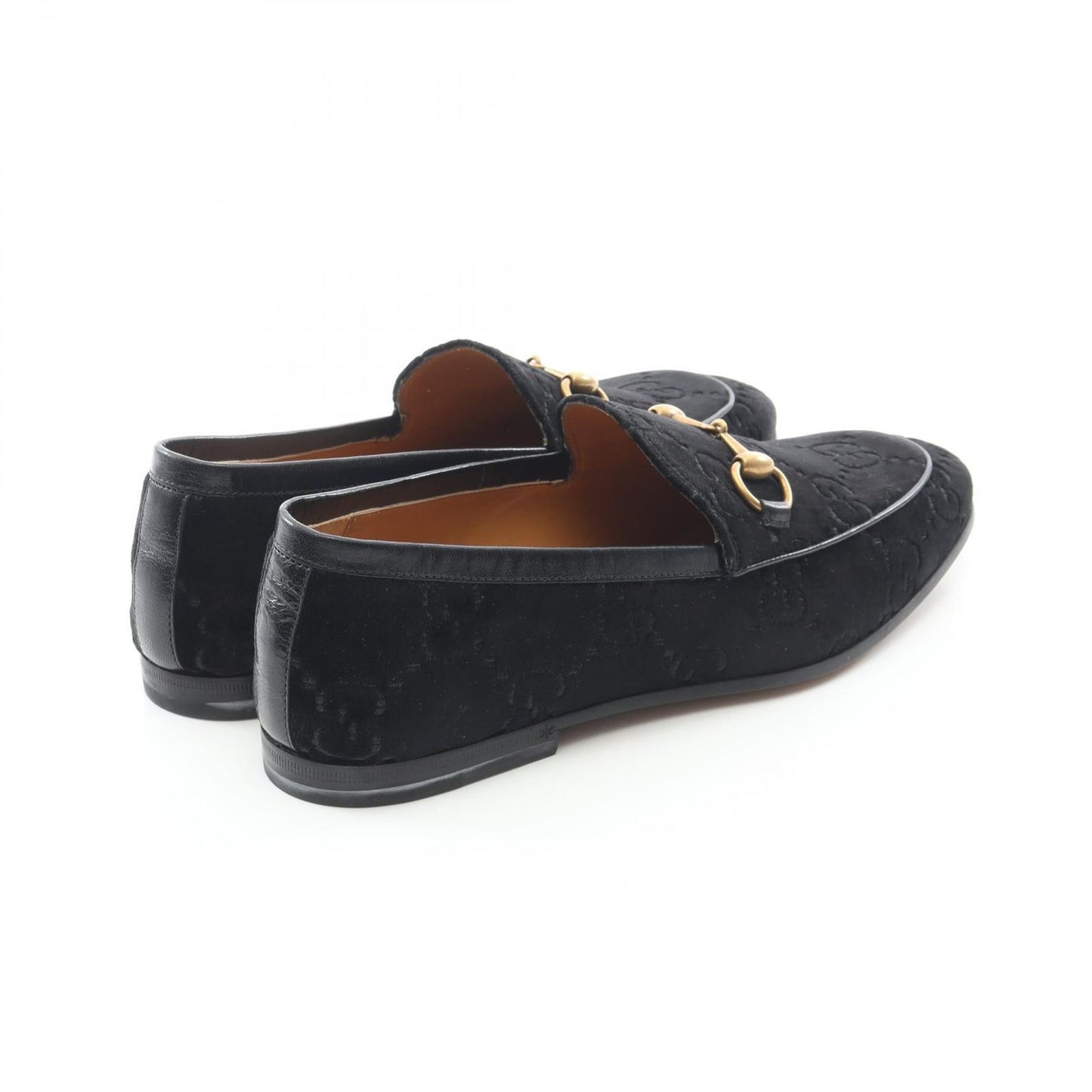 Gucci Loafers GG Velvet Horsebit Fabric — view 2