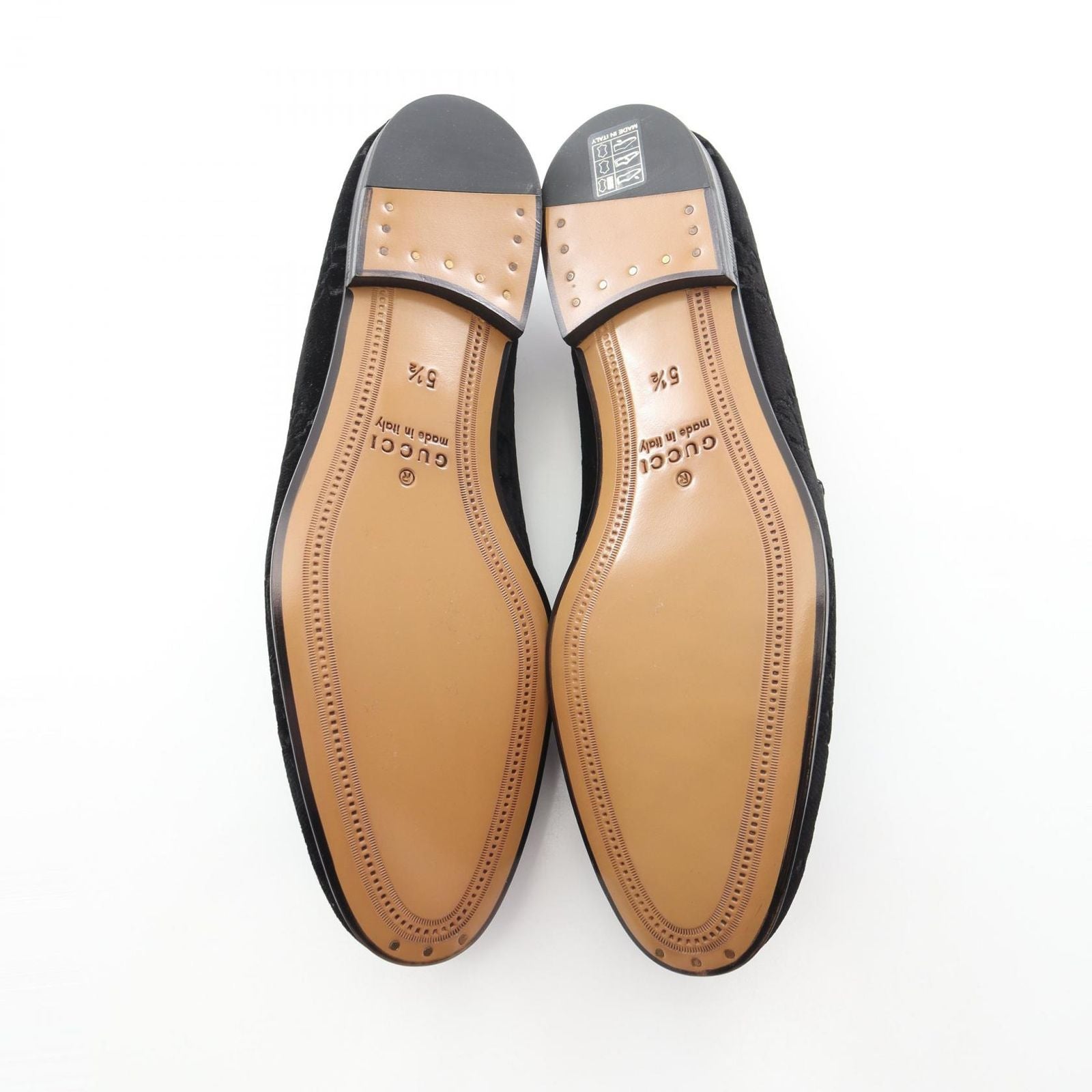 Gucci Loafers GG Velvet Horsebit Fabric — view 4