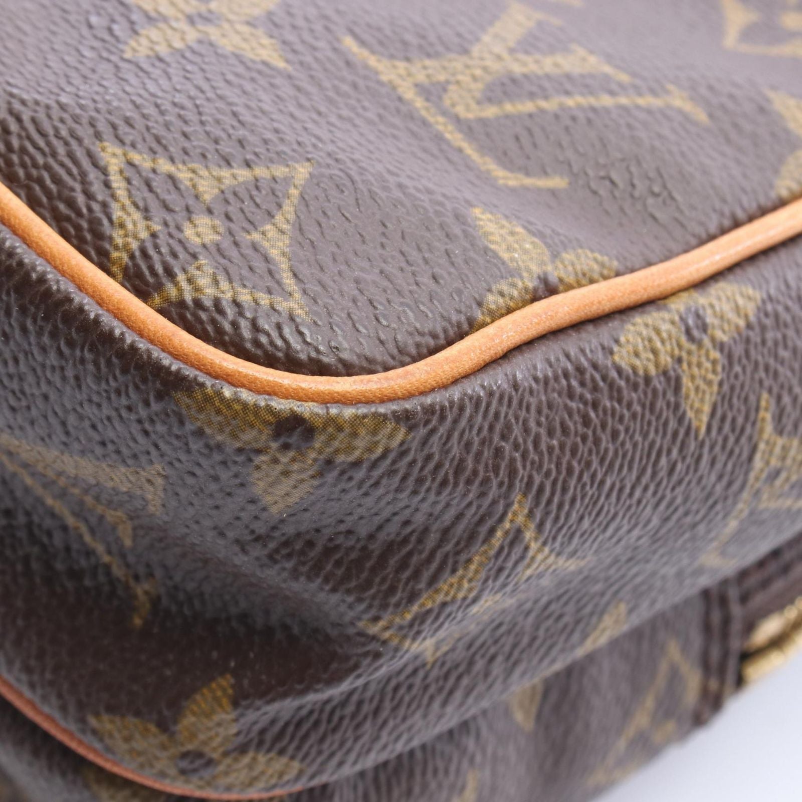 Louis Vuitton Shoulder Bag Mini Amazon Canvas Leather — view 8