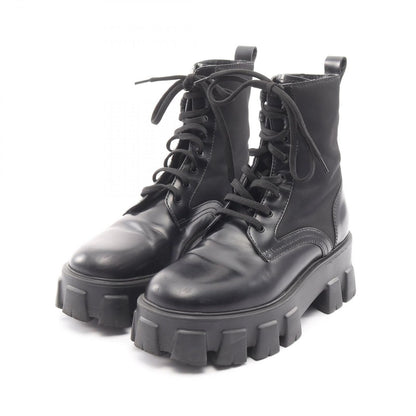 Prada Boots Re-Nylon Monolith Nylon Leather