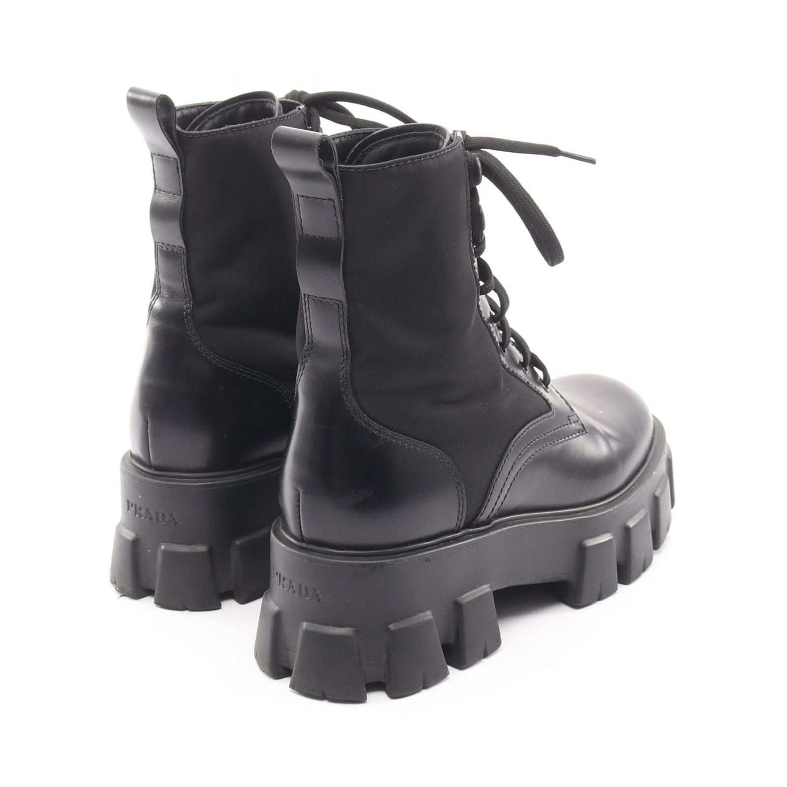 Prada Boots Re-Nylon Monolith Nylon Leather — view 2