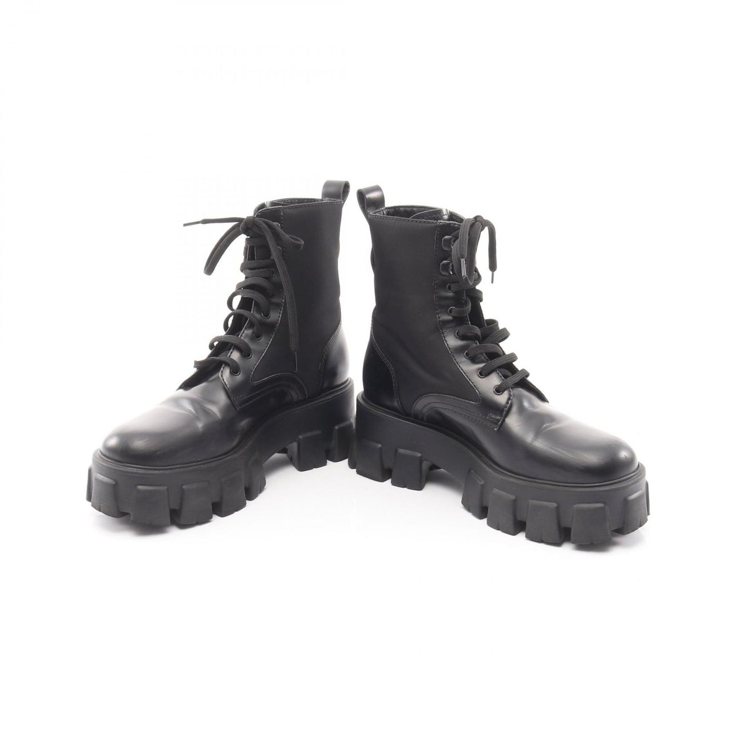Prada Boots Re-Nylon Monolith Nylon Leather — view 3