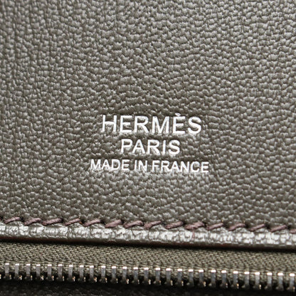 Hermes Handbag Birkin 30 Club Vert Blanc's Blue Thalassa 30 Forbes — view 4