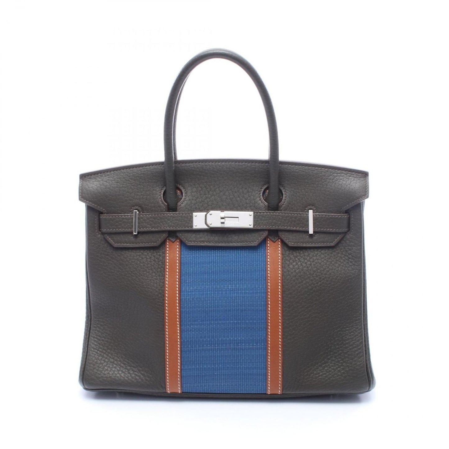 Hermes Handbag Birkin 30 Club Vert Blanc's Blue Thalassa 30 Forbes