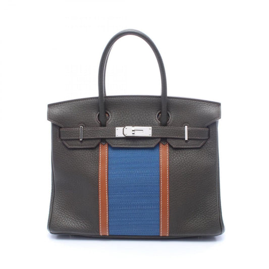 Hermes Handbag Birkin 30 Club Vert Blanc's Blue Thalassa 30 Forbes