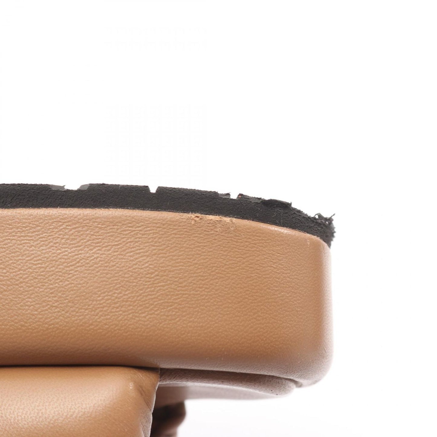 Prada Sandals Padded Nappa Leather Triangle Plate — view 9