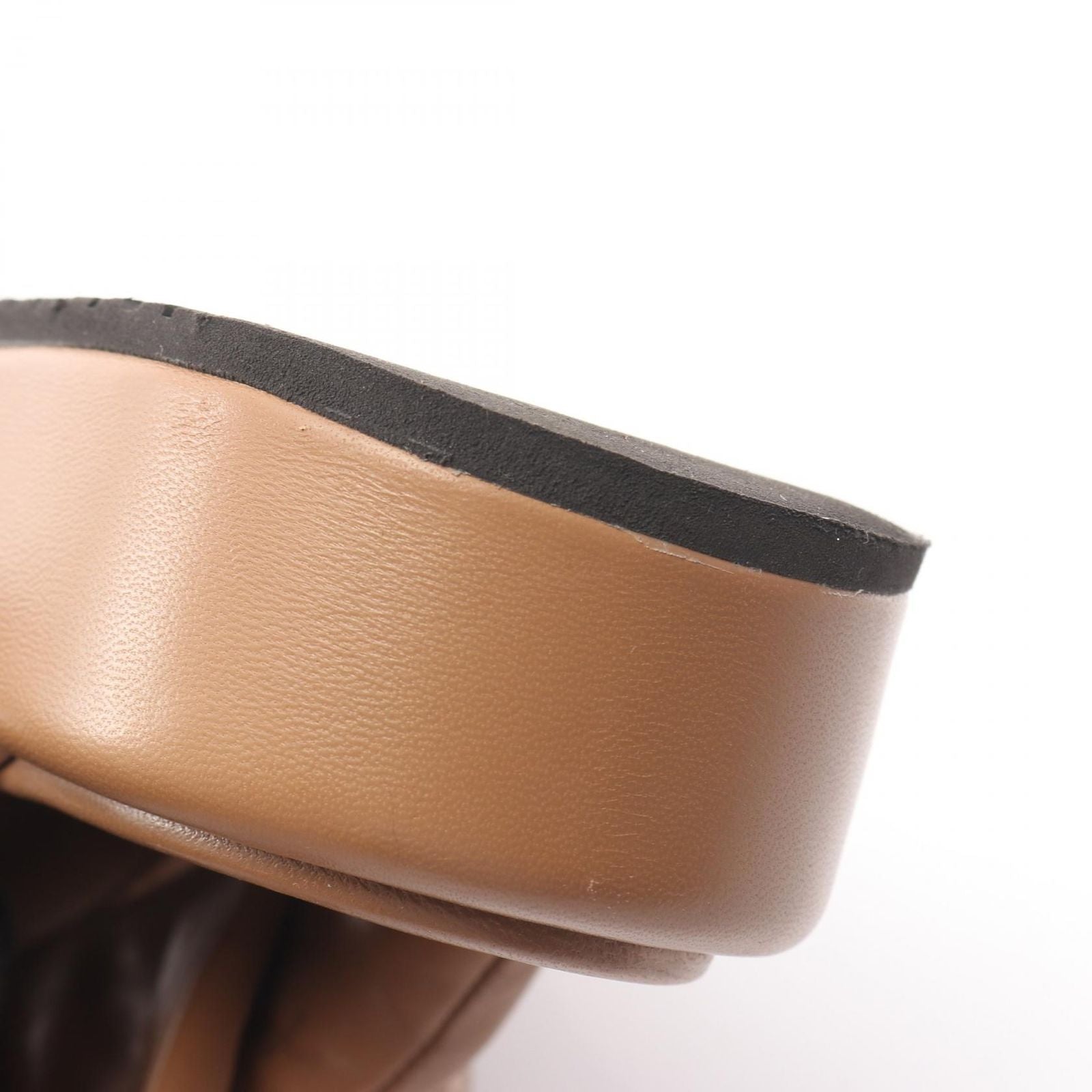Prada Sandals Padded Nappa Leather Triangle Plate — view 8