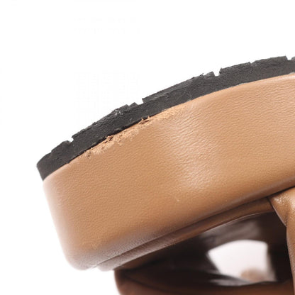 Prada Sandals Padded Nappa Leather Triangle Plate — view 7