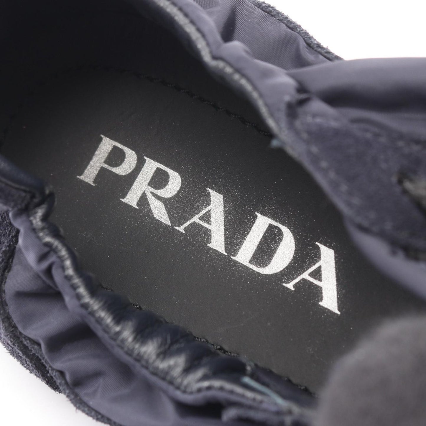 Prada Sneakers Re-Nylon Collapse Nylon Suede — view 5