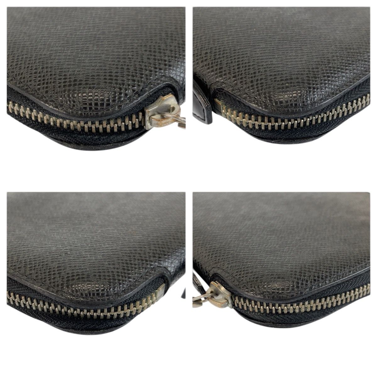 Louis Vuitton Taiga Organizer Atl Black Silver Wallet — view 8