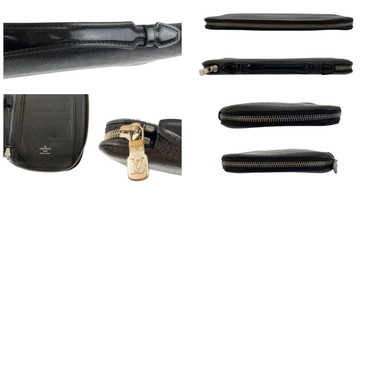 Louis Vuitton Taiga Organizer Atl Black Silver Wallet — view 9