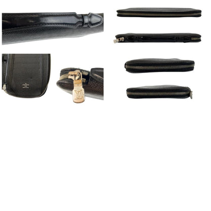 Louis Vuitton Taiga Organizer Atl Black Silver Wallet — view 9