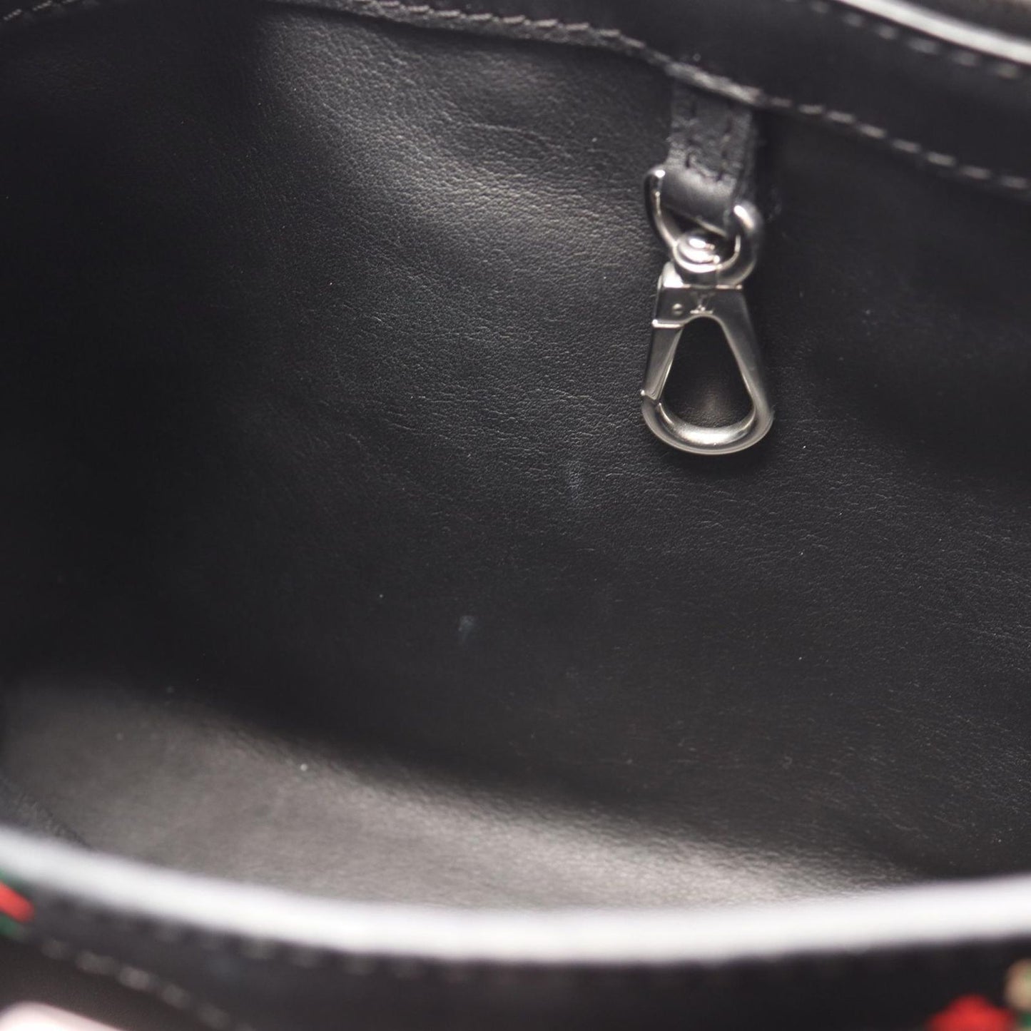 Louis Vuitton Handbag Capucines PM Blossom 2-Way Noir Floral Leather — view 7