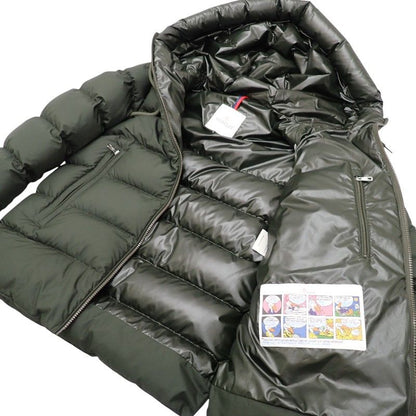 Moncler Cardere 1 Down Jacket Polyester 90% Khaki — view 5
