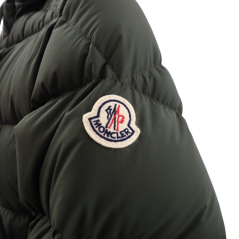 Moncler Cardere 1 Down Jacket Polyester 90% Khaki — view 7