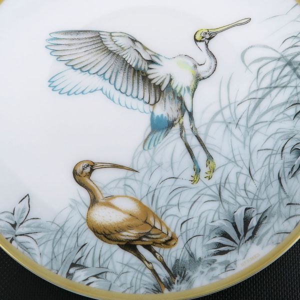 Hermes Red Road Sketch Bread Plate — view 3