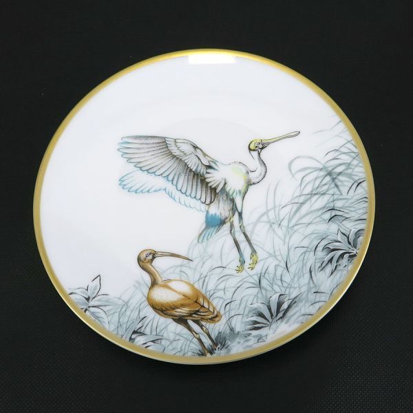Hermes Red Road Sketch Bread Plate — view 2